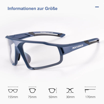 ROCKBROS Photochrome Sonnenbrille für Outdoor - Aktivitäten Unisex - Fahrradbrille ROCKBROS - EU - NooMii