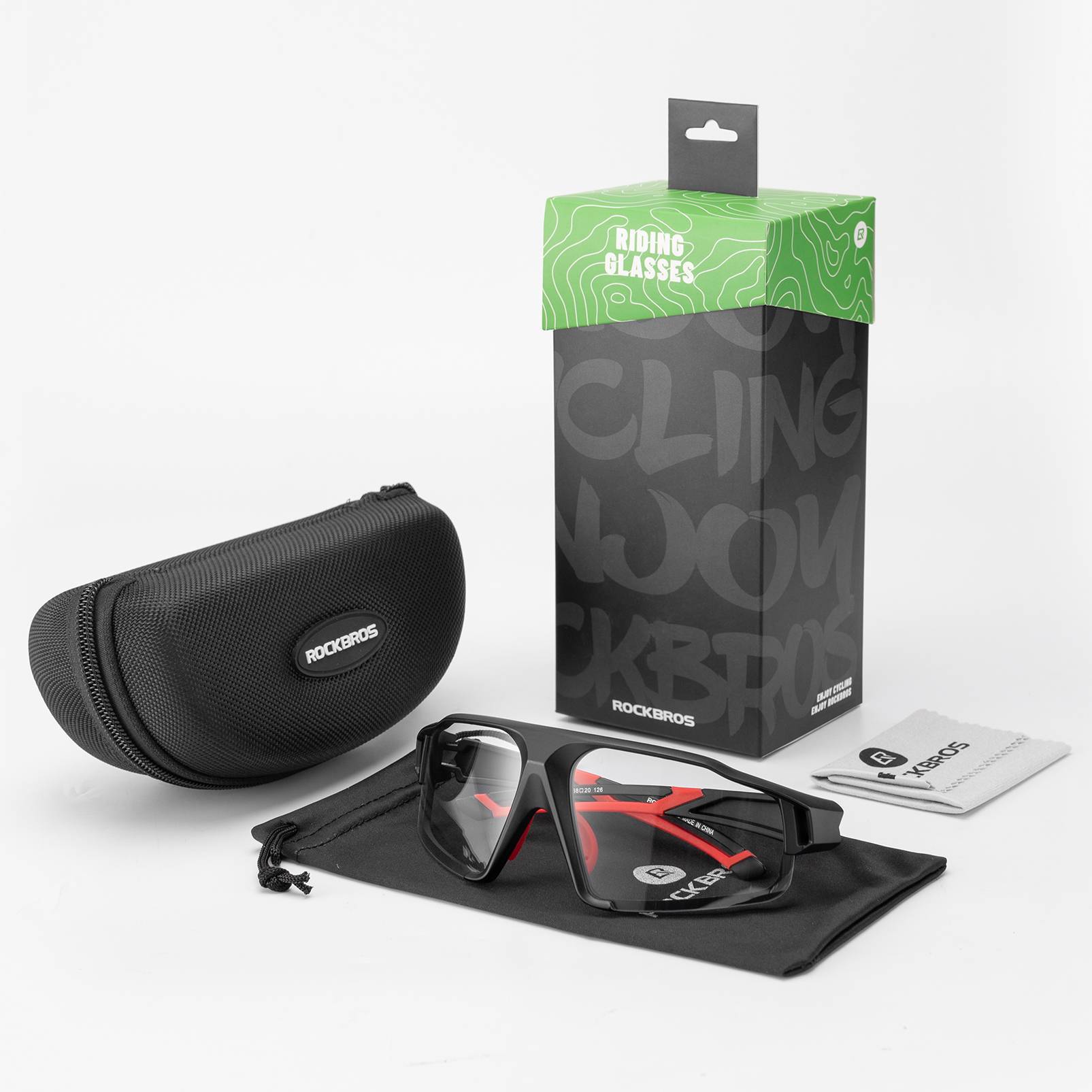 ROCKBROS Photochrome Sonnenbrille für Outdoor - Aktivitäten Unisex - Fahrradbrille ROCKBROS - EU - NooMii