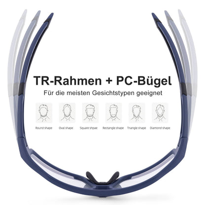 ROCKBROS Photochrome Sonnenbrille für Outdoor - Aktivitäten Unisex - Fahrradbrille ROCKBROS - EU - NooMii