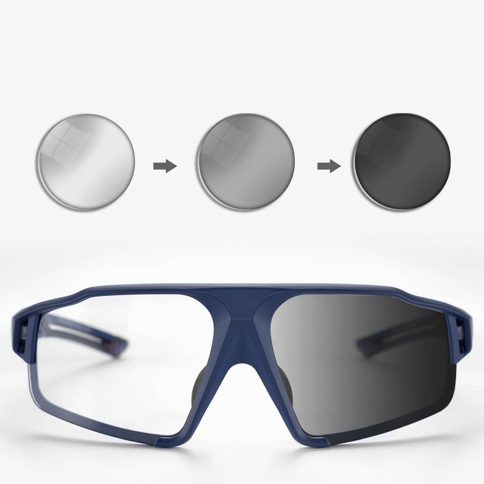 ROCKBROS Photochrome Sonnenbrille für Outdoor - Aktivitäten Unisex - Fahrradbrille ROCKBROS - EU - NooMii