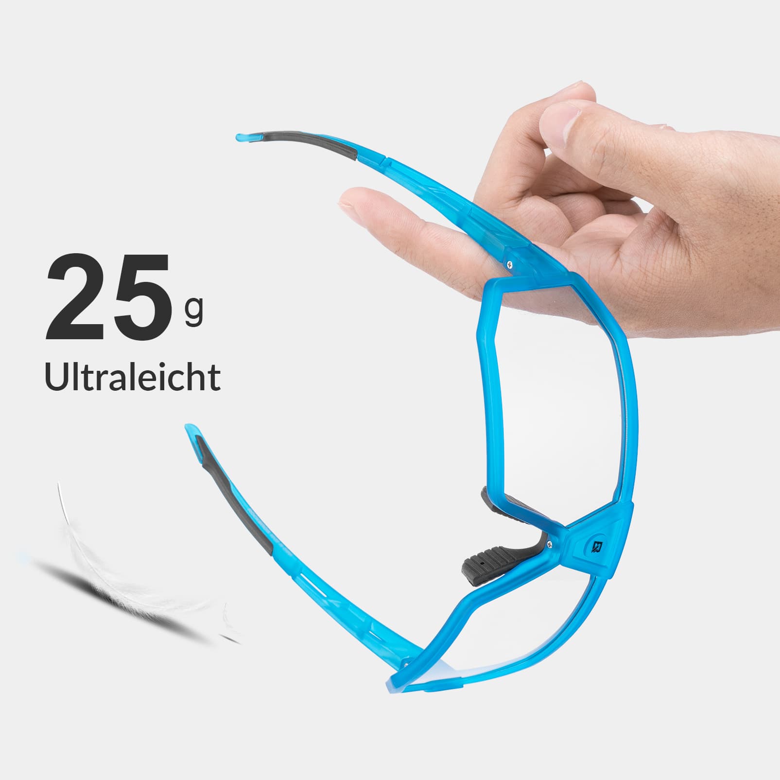 ROCKBROS Photochrome Sonnenbrille UV400 - Schutz Fahrradbrille Unisex Blau - Fahrradbrille ROCKBROS - EU - NooMii