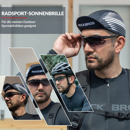 ROCKBROS Photochromic Sportbrillen Mit Austauschbarem Elastischem Stirnband - Fahrradbrille ROCKBROS - EU - NooMii