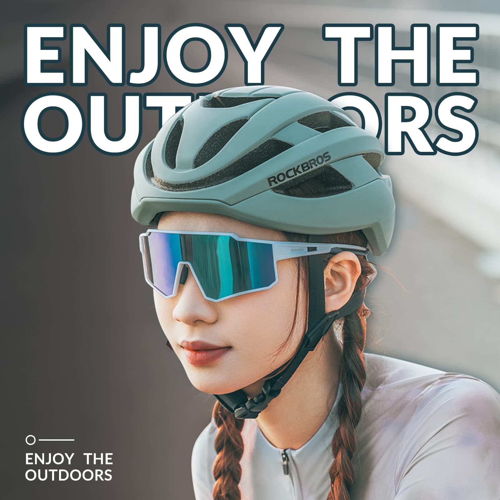 ROCKBROS Polarisiert Fahrradbrille Sport Sonnenbrille für Outdoorsport - Fahrradbrille ROCKBROS - EU - NooMii