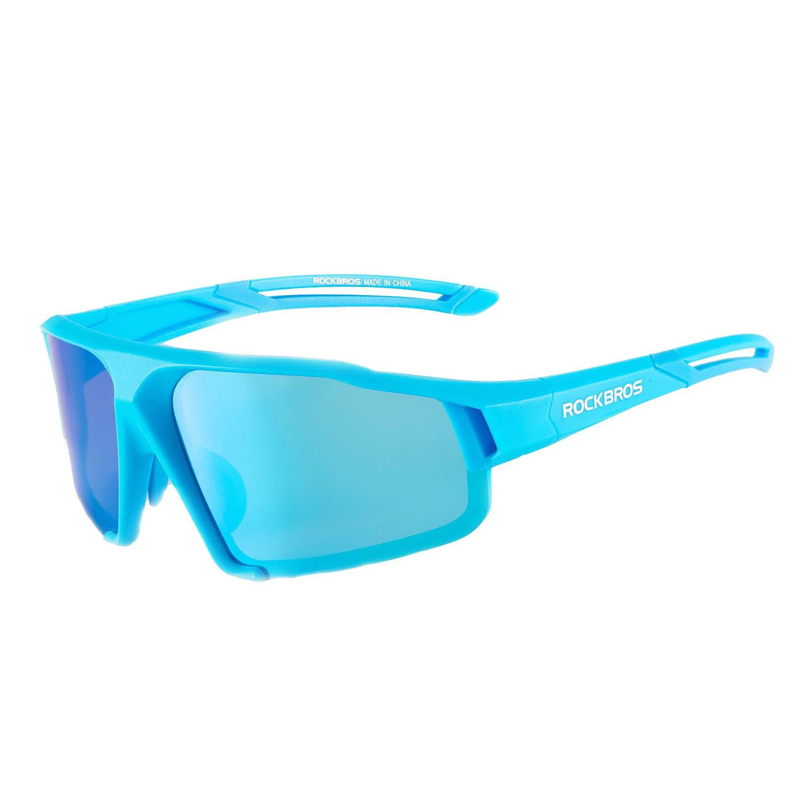 ROCKBROS polarisierte Sonnenbrille mit UV400 Schutz Hellblau Unisex - Fahrradbrille ROCKBROS - EU - NooMii