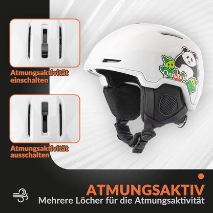 ROCKBROS - Qunature Skihelm mit Ohrenschützern Schneehelm Winter für Skifahren - Skihelm ROCKBROS - EU - NooMii