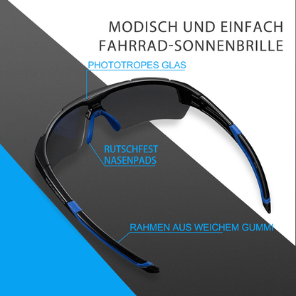 ROCKBROS Radbrille Sonnenbrille Halbrahmen Photochromatische Brille - Fahrradbrille ROCKBROS - EU - NooMii
