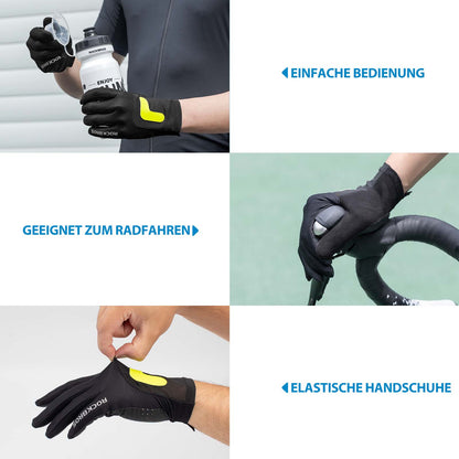 ROCKBROS Radhandschuhe MTB Frühling Herbst Atmungsaktiv Touchscreen Unisex - Fahrradhandschuhe ROCKBROS - EU - NooMii