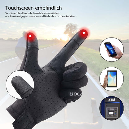 ROCKBROS Radhandschuhe MTB Frühling Herbst Atmungsaktiv Touchscreen Unisex - Fahrradhandschuhe ROCKBROS - EU - NooMii