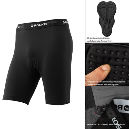 ROCKBROS Radhose Herren Kurz atmungsaktiv Anti - Stoß Fahrradhose - Fahrradhose ROCKBROS - EU - NooMii