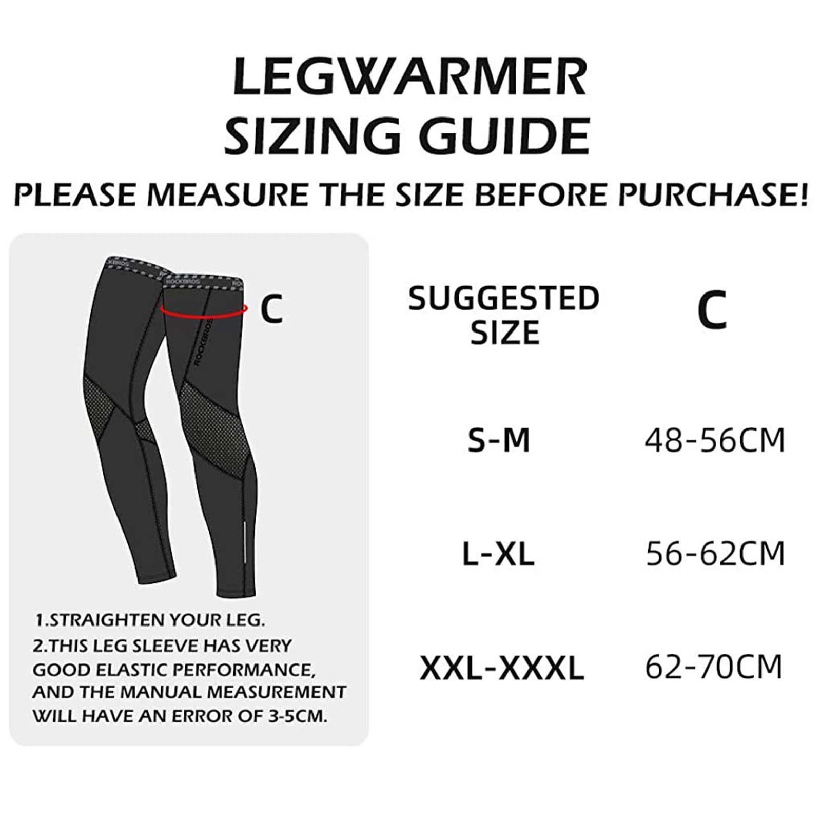 ROCKBROS Radsport Beinlinge Knieschutz Winter Anti Rutschen Beinwärmer - Armlinge & Beinlinge ROCKBROS - EU - NooMii