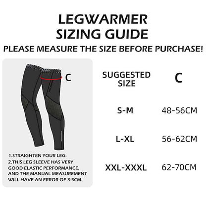 ROCKBROS Radsport Beinlinge Knieschutz Winter Anti Rutschen Beinwärmer - Armlinge & Beinlinge ROCKBROS - EU - NooMii