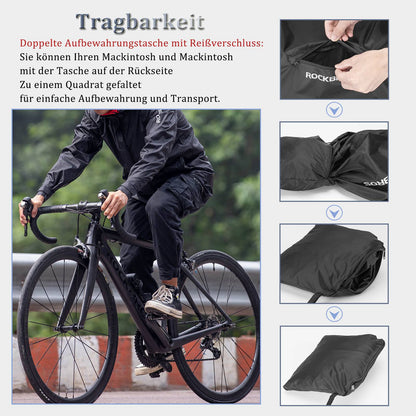 ROCKBROS Radsport Regenjacke Herren Wasserdicht Leicht Fahrradjacke - Fahrradjacke ROCKBROS - EU - NooMii