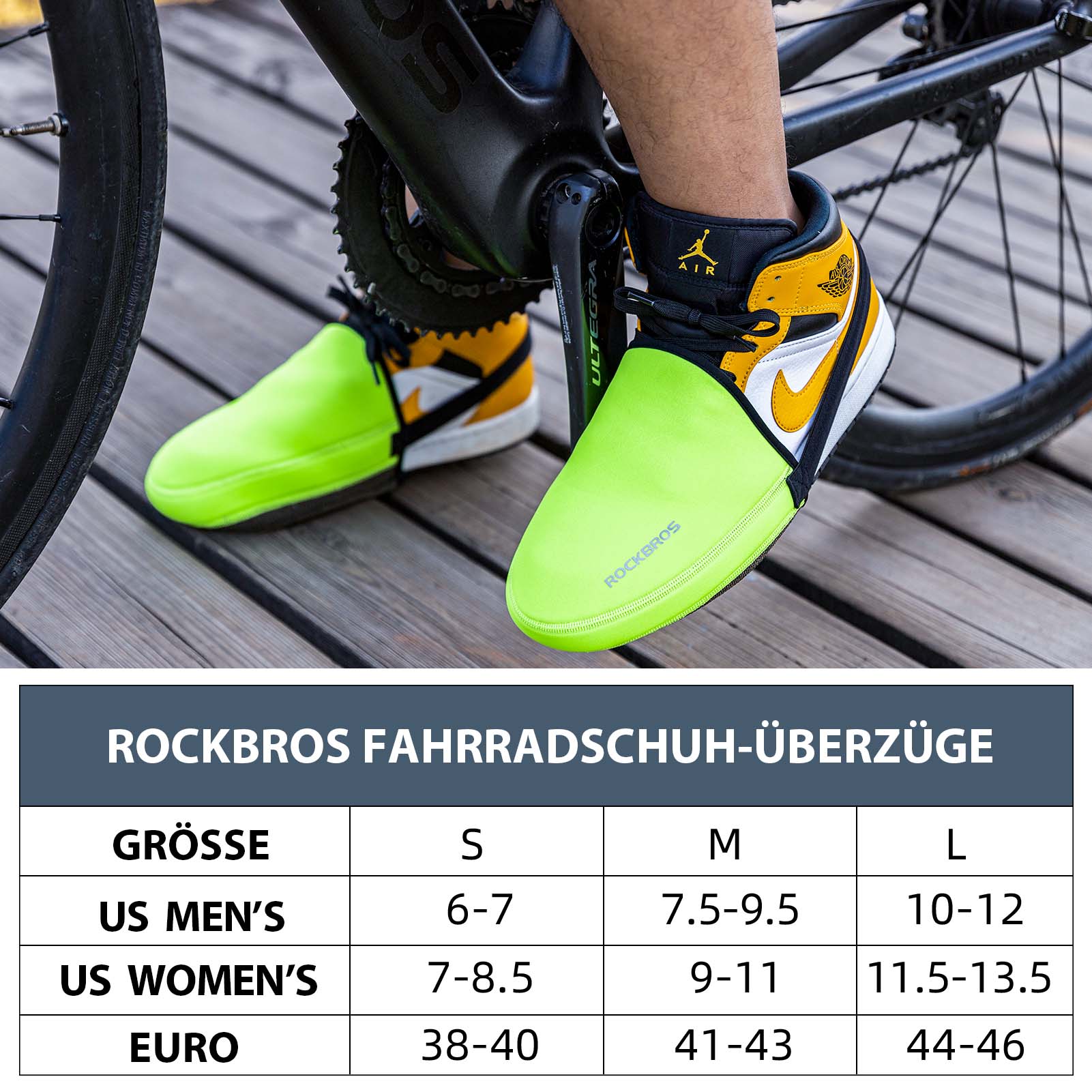 ROCKBROS Radsport Überschuhe Wasserdicht Kevlar Fahrrad Shoe Cover - Fahrrad Überschuhe ROCKBROS - EU - NooMii