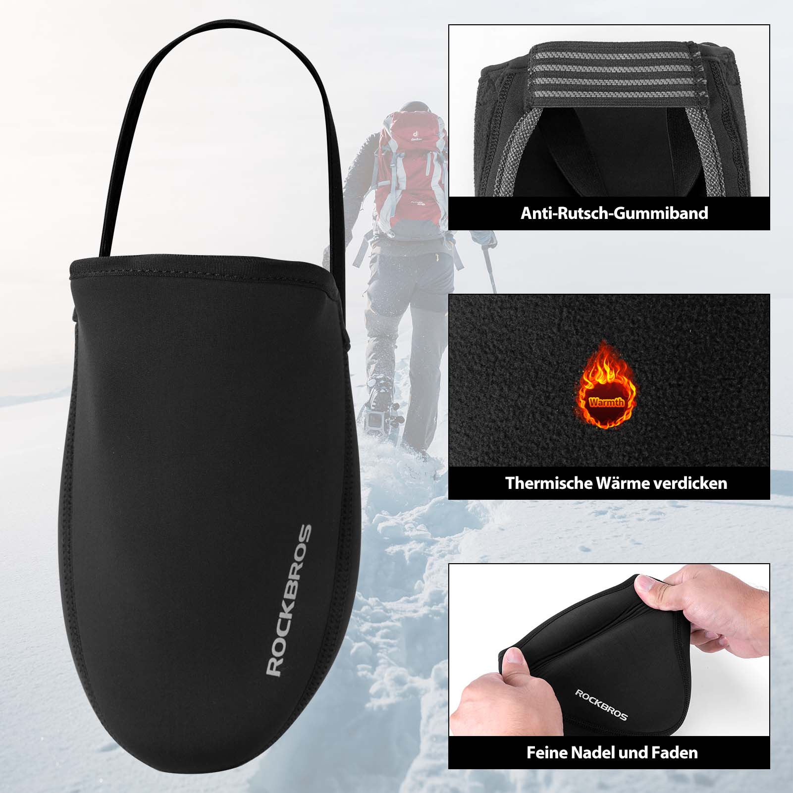 ROCKBROS Radsport Überschuhe Wasserdicht Kevlar Fahrrad Shoe Cover - Fahrrad Überschuhe ROCKBROS - EU - NooMii