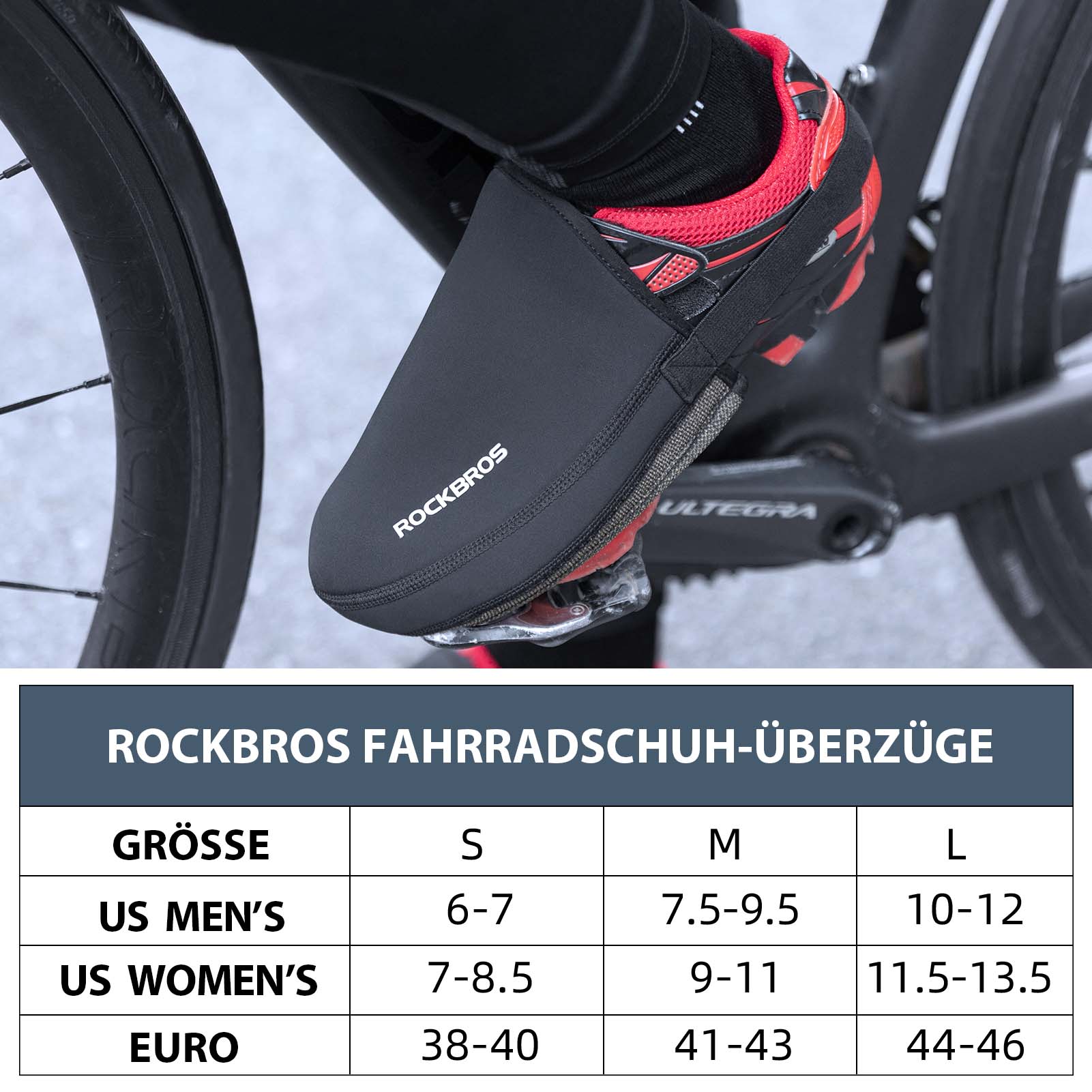 ROCKBROS Radsport Überschuhe Wasserdicht Kevlar Fahrrad Shoe Cover - Fahrrad Überschuhe ROCKBROS - EU - NooMii