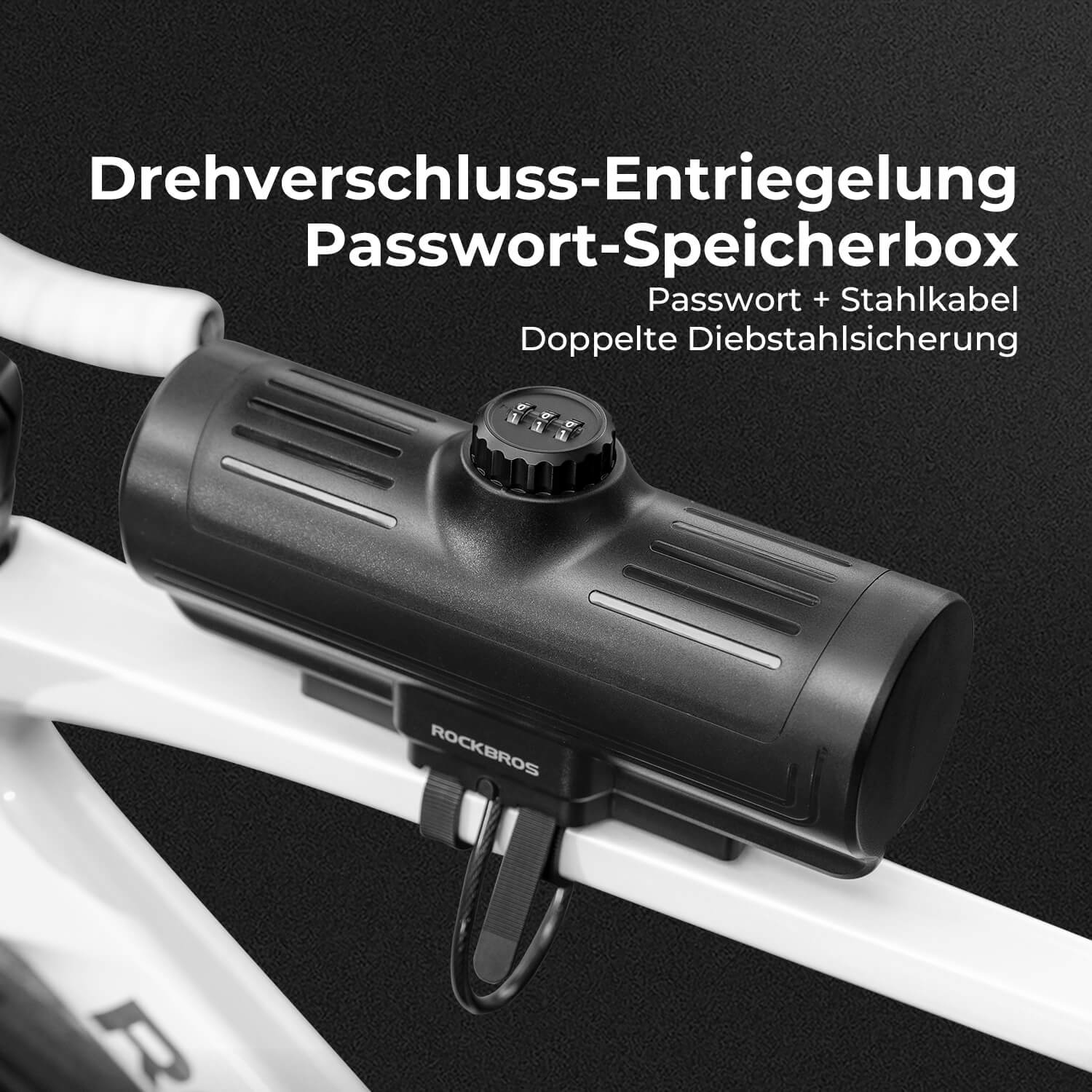 ROCKBROS Rahmen Box Abschließbare Fahrradbox Niemals Verformen/Sicher/Wasserdicht - Fahrradtaschen ROCKBROS - EU - NooMii