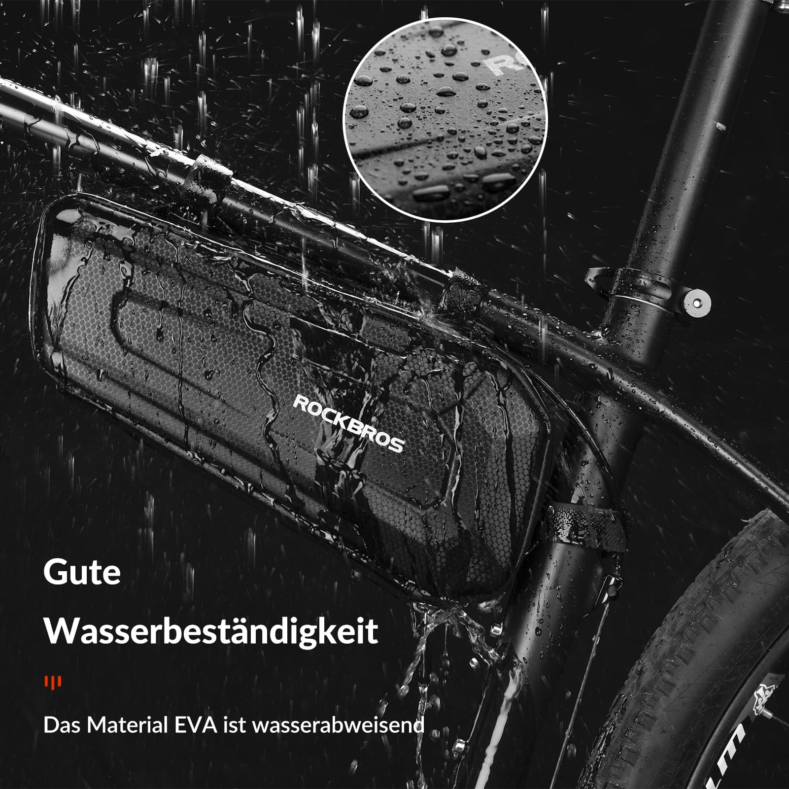 ROCKBROS Rahmentasche Fahrradtasche für MTB, Rennräder 1,5L / 2,5L - Fahrradtaschen ROCKBROS - EU - NooMii