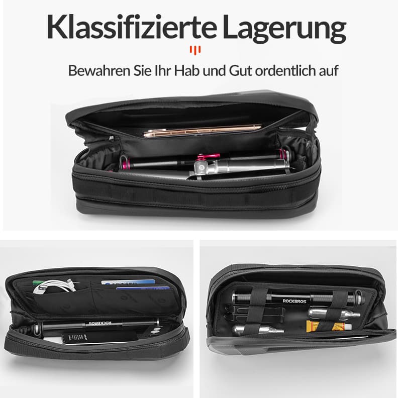 ROCKBROS Rahmentasche Fahrradtasche für MTB, Rennräder 1,5L / 2,5L - Fahrradtaschen ROCKBROS - EU - NooMii