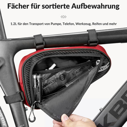 ROCKBROS Rahmentasche wasserdicht Dreieckstasche für MTB & Rennräder 1,2L - Fahrradtaschen ROCKBROS - EU - NooMii