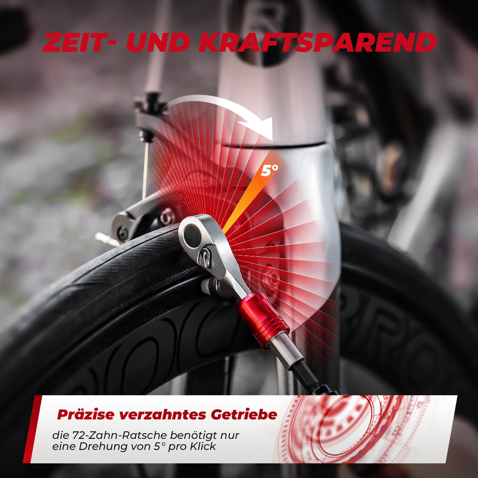 ROCKBROS Ratschenschlüssel Set 1/4 Zoll Mini Reparatur Werkzeug - Werkzeuge ROCKBROS - EU - NooMii