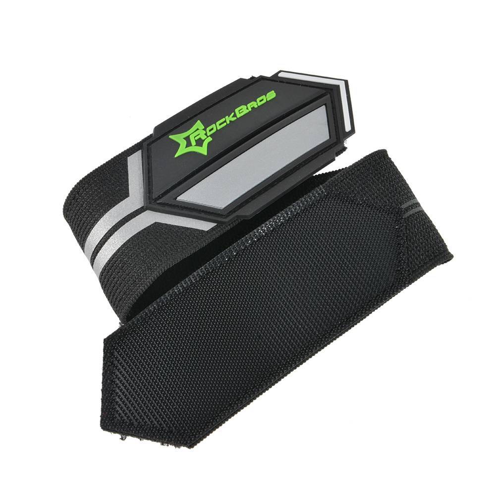 ROCKBROS Reflektorbänder Hosenband mit Klettverschluss 1 Paar Schwarz - Reflektorbänder ROCKBROS - EU - NooMii