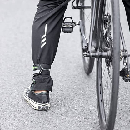 ROCKBROS Reflektorbänder Hosenband mit Klettverschluss 1 Paar Schwarz - Reflektorbänder ROCKBROS - EU - NooMii