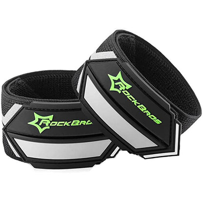 ROCKBROS Reflektorbänder Hosenband mit Klettverschluss 1 Paar Schwarz - Reflektorbänder ROCKBROS - EU - NooMii