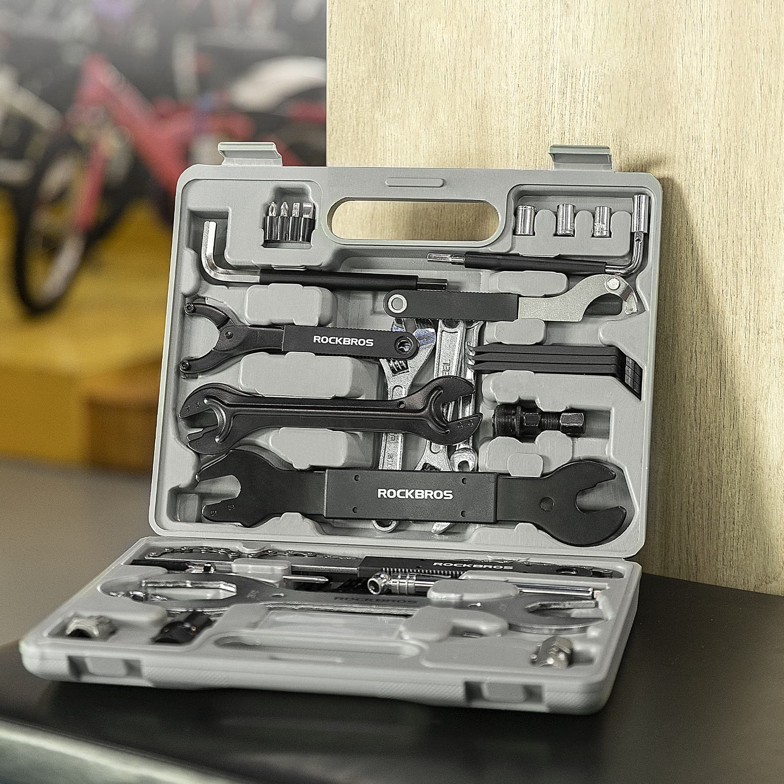 ROCKBROS Reparaturwerkzeug Set 44 in 1 Fahrrad Praktisch Werkzeugset - Werkzeuge ROCKBROS - EU - NooMii