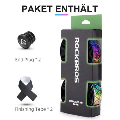 ROCKBROS rutschfest Fahrrad Lenkerband für MTB Rennrad 2 Rollen - Lenkerband ROCKBROS - EU - NooMii