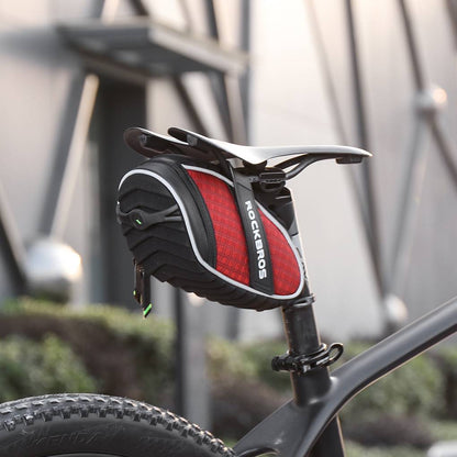 ROCKBROS Satteltaschen Fahrradsitz Taschen mit Rücklichthalter 1L - Fahrradtaschen ROCKBROS - EU - NooMii