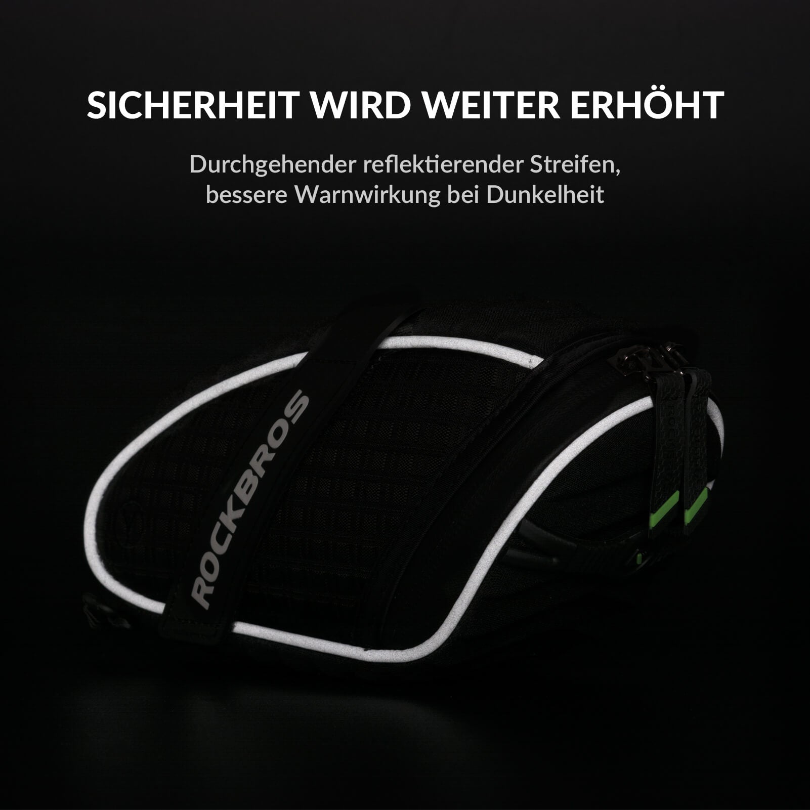 ROCKBROS Satteltaschen Fahrradsitz Taschen mit Rücklichthalter 1L - Fahrradtaschen ROCKBROS - EU - NooMii
