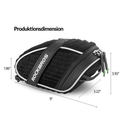 ROCKBROS Satteltaschen Fahrradsitz Taschen mit Rücklichthalter 1L - Fahrradtaschen ROCKBROS - EU - NooMii