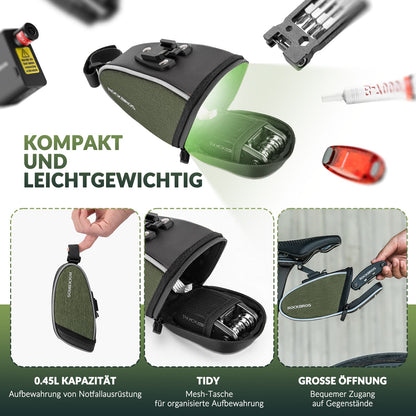 ROCKBROS Satteltaschen Wasserabweisend Werkzeugtasche 2024 neuer Stil - Fahrradtaschen ROCKBROS - EU - NooMii