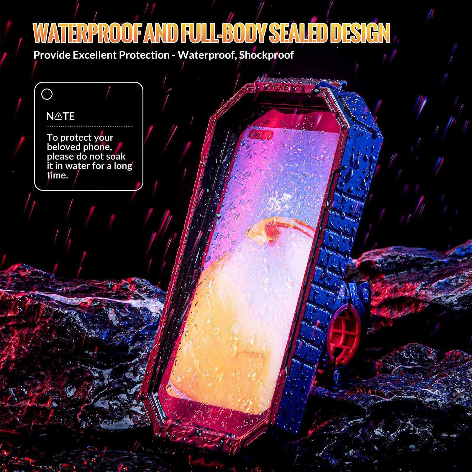 ROCKBROS Smartphone Halterung 360° Drehbar für 6,8 Zoll Smartphone - Fahrrad Handyhalterung ROCKBROS - EU - NooMii