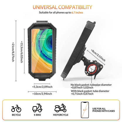 ROCKBROS Smartphone Halterung 360° Drehbar für 6,8 Zoll Smartphone - Fahrrad Handyhalterung ROCKBROS - EU - NooMii