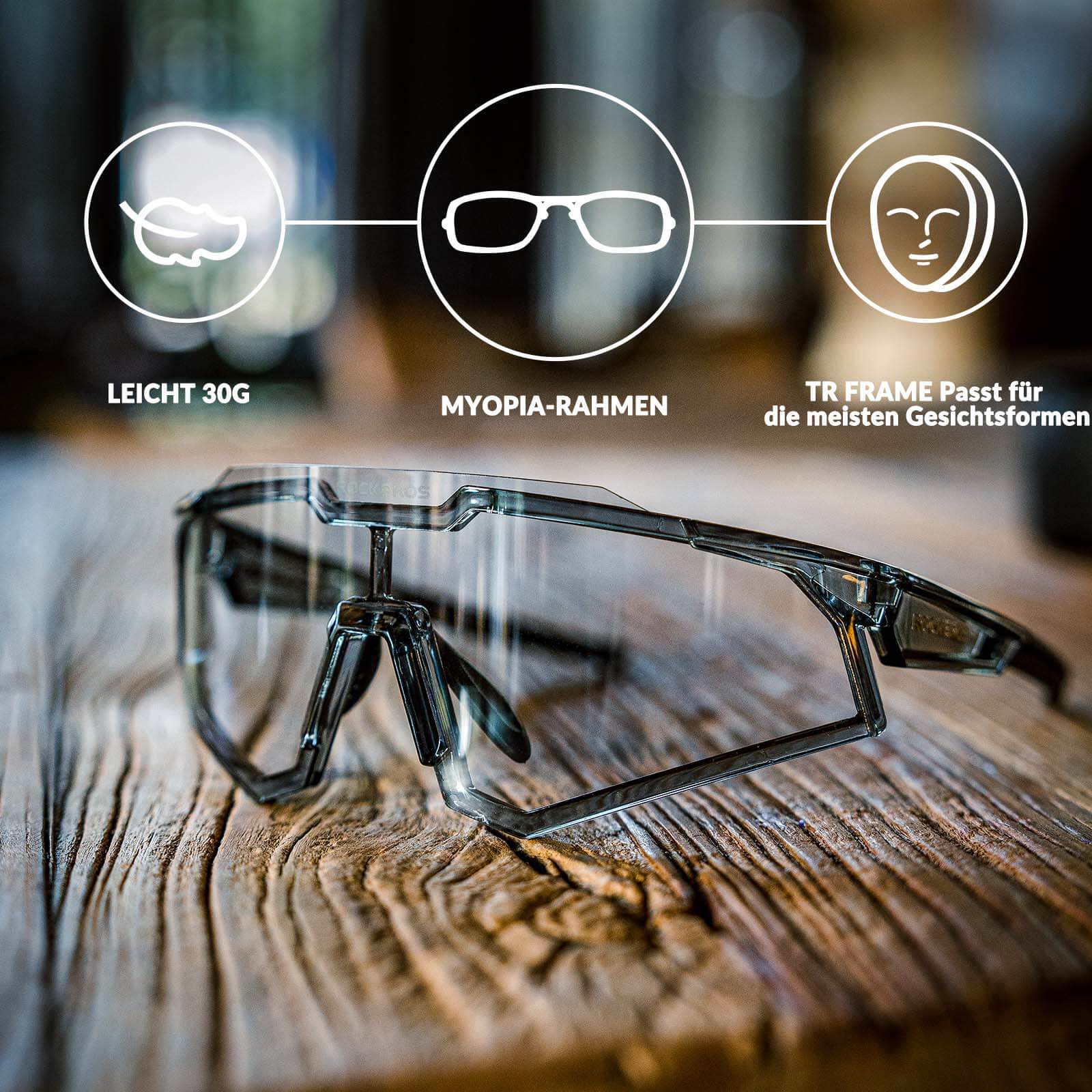 ROCKBROS Sonnenbrille Fahrradbrille Selbsttönend Outdoor UV400 Schutz - Fahrradbrille ROCKBROS - EU - NooMii