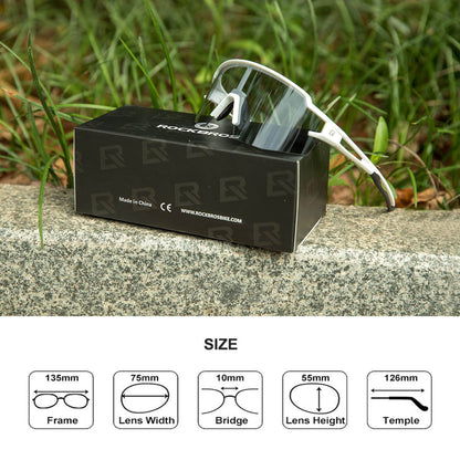 ROCKBROS Sonnenbrille für Männer & Frauen UV - Schutz Fahrradbrille - Fahrradbrille ROCKBROS - EU - NooMii