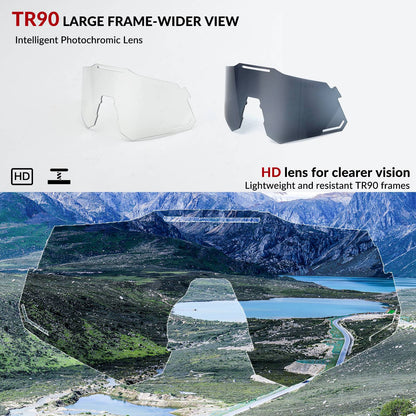 ROCKBROS Sonnenbrille UV400 Schutz Radsportbrille für Damen/ Herren - Fahrradbrille ROCKBROS - EU - NooMii