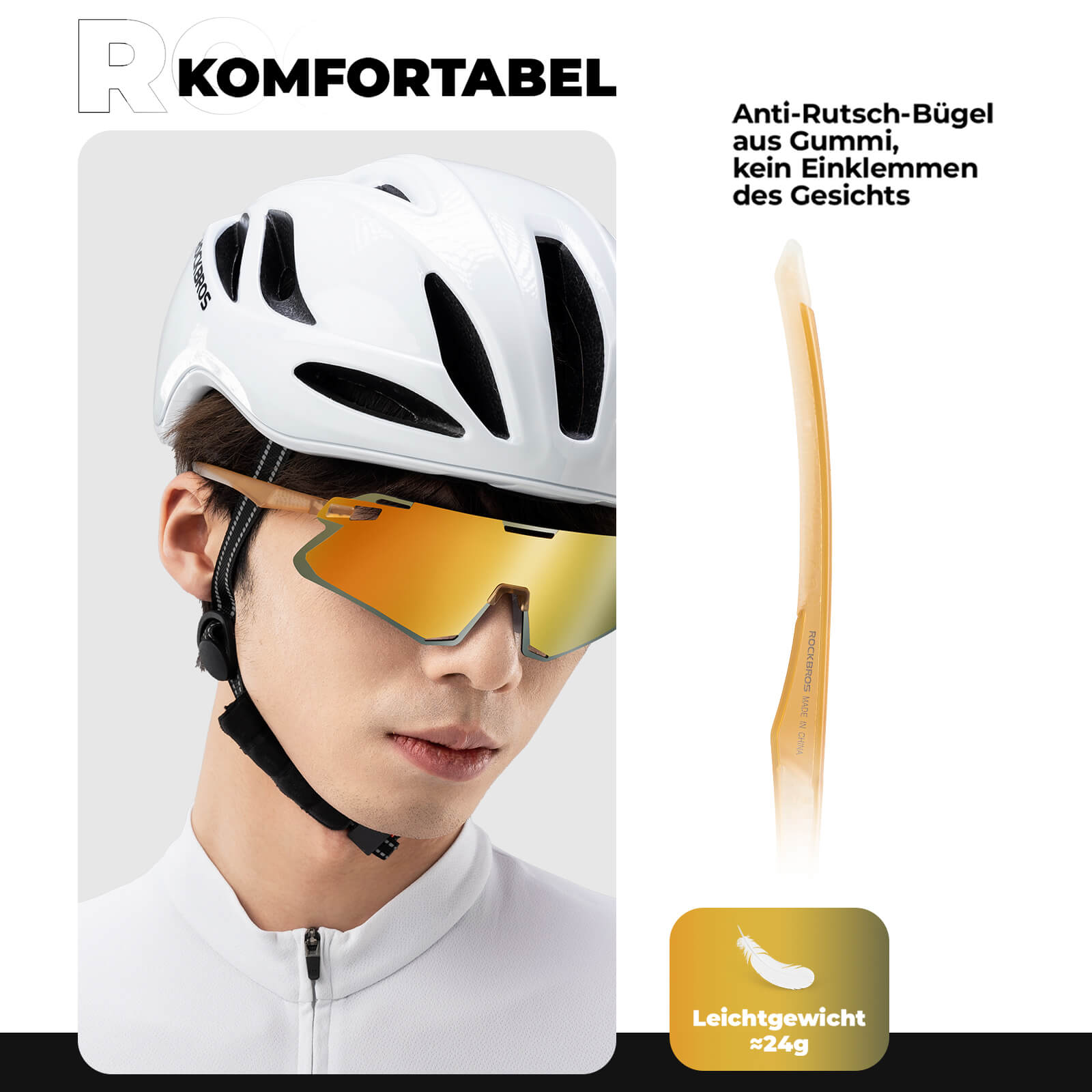 ROCKBROS Sonnenbrille Winddichte Fahrradbrille für Outdoor - Sportarten - Fahrradbrille ROCKBROS - EU - NooMii