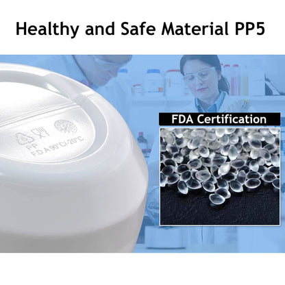 ROCKBROS Sport Trinkflasche 600 ml aus PP5 mit Staubschutzhülle geliefert - Fahrrad Flaschenhalter ROCKBROS - EU - NooMii