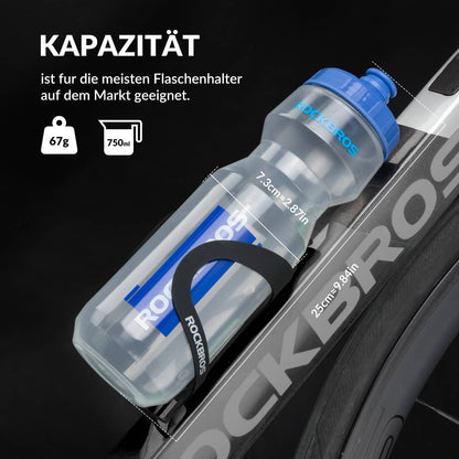 ROCKBROS Sport Trinkflasche 750ml Fahrrad Wasserflasche BPA - Frei - Fahrradflasche ROCKBROS - EU - NooMii