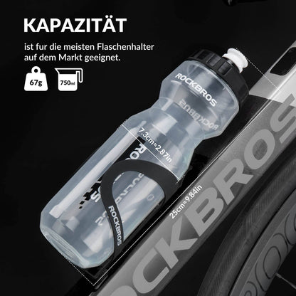 ROCKBROS Sport Trinkflasche 750ml Fahrrad Wasserflasche BPA - Frei - Fahrradflasche ROCKBROS - EU - NooMii