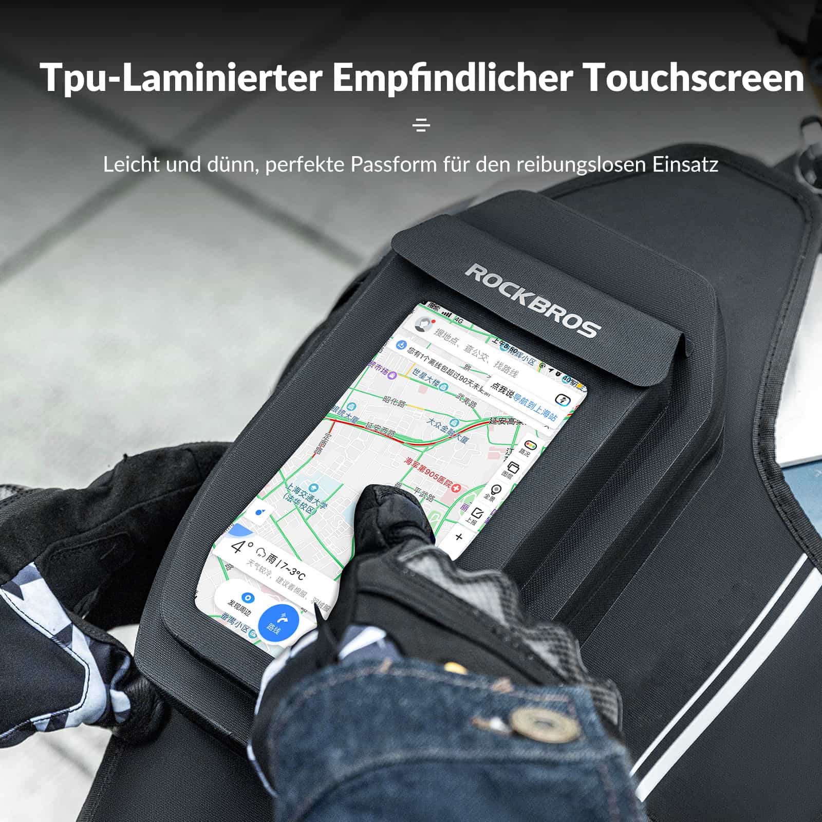 ROCKBROS Tankrucksack Motorrad Beintasche mit Magnetische - Absaugung - Motorradtaschen ROCKBROS - EU - NooMii