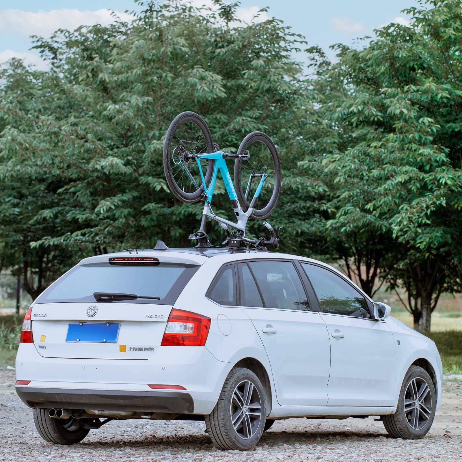 ROCKBROS Tragbar Fahrradträger elektrisch Fahrrad Dachträger mit Saugnapf - Fahrrad Dachträger ROCKBROS - EU - NooMii