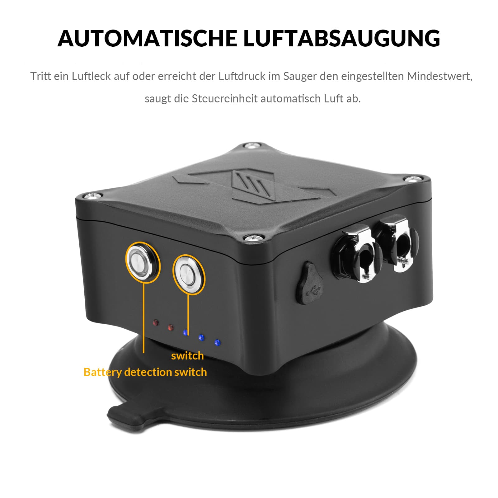 ROCKBROS Tragbar Fahrradträger elektrisch Fahrrad Dachträger mit Saugnapf - Fahrrad Dachträger ROCKBROS - EU - NooMii