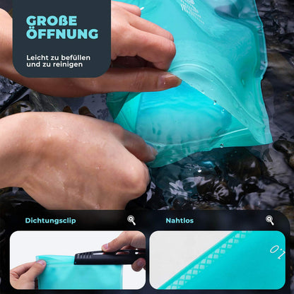 ROCKBROS Trinkblase 2L mit Trinkschlauch Leichte TPU Wasserblase - Fahrrad Flaschenhalter ROCKBROS - EU - NooMii