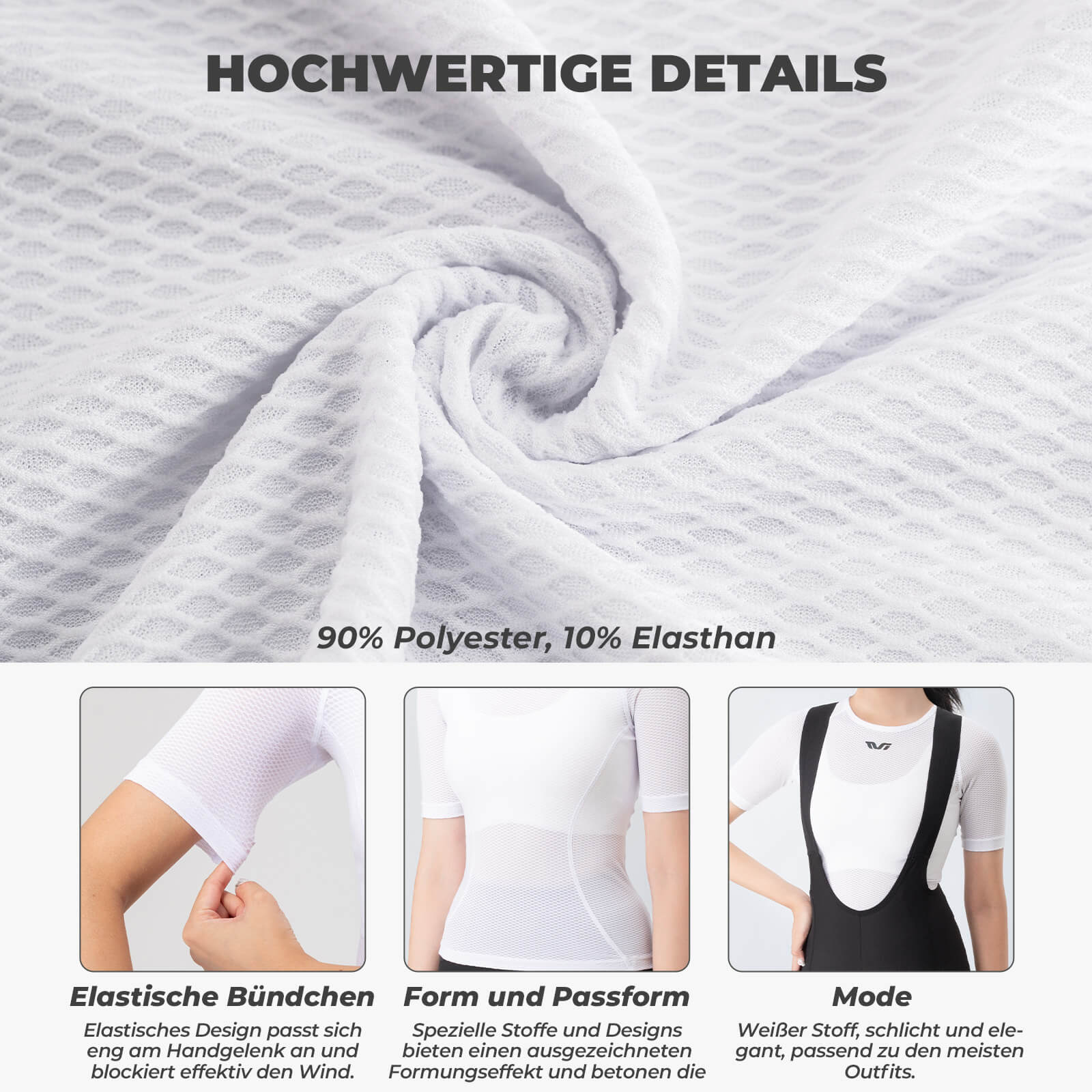 ROCKBROS TVI Damen Kurzarm - Radtrikot Funktionsshirt Atmungsaktives Trikots Sommer - Fahrradtrikot ROCKBROS - EU - NooMii