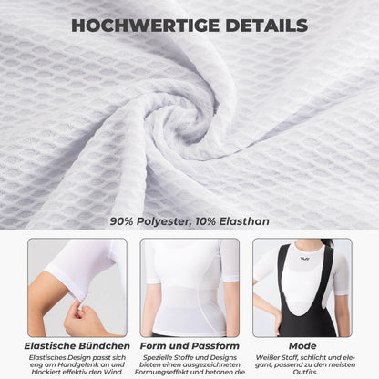 ROCKBROS TVI Damen Kurzarm - Radtrikot Funktionsshirt Atmungsaktives Trikots Sommer - Fahrradtrikot ROCKBROS - EU - NooMii
