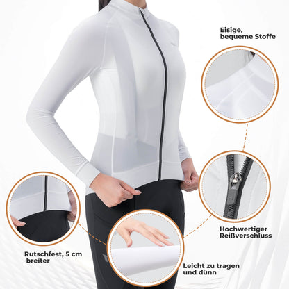 ROCKBROS TVI Damen Langarm - Radtrikot Fahrrad Jersey für MTB & Rennrad - Fahrradtrikot ROCKBROS - EU - NooMii