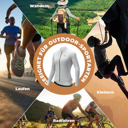 ROCKBROS TVI Damen Langarm - Radtrikot Fahrrad Jersey für MTB & Rennrad - Fahrradtrikot ROCKBROS - EU - NooMii